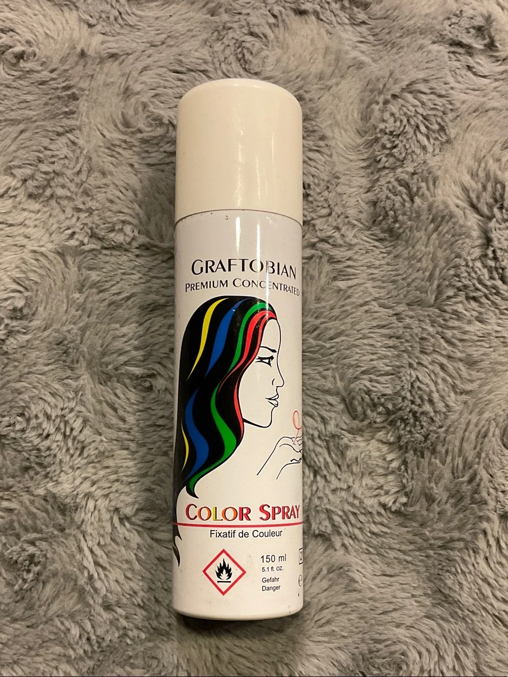 Color Spray – White Temporary Hair & Body Color